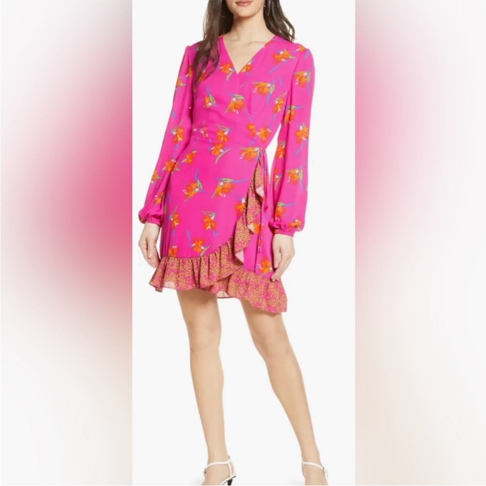 Charles Henry wrap around dress size S